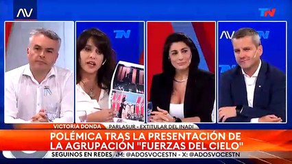 Mariano Perez y Victoria Donda en A dos voces 2