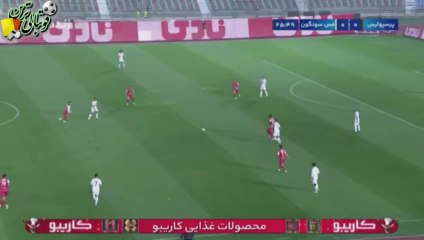 گل اول بازی پرسپولیس و مس‌سونگون