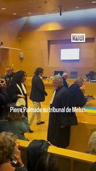 Pierre Palmade : son arrivée au tribunal de Melun
