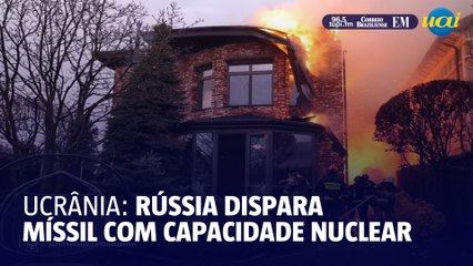 Exército ucraniano confirma lançamento de míssil intercontinental pela Rússia