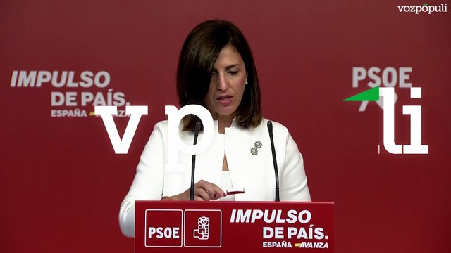 Sánchez no ha cruzado una palabra con Aldama , esto decía la Portavoz del PSOE hace un mes