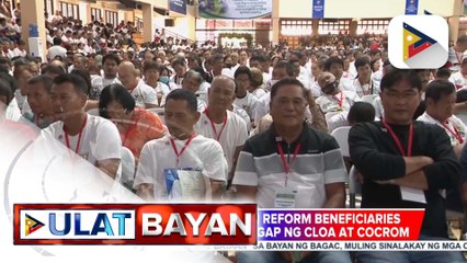Mahigit 2-K na agrarian reform beneficiaries sa Pampanga, nakatanggap ng CLOA at COCROM
