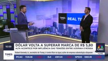 Dólar volta a superar marca de R$ 5,80; Rodrigo Loureiro analisa