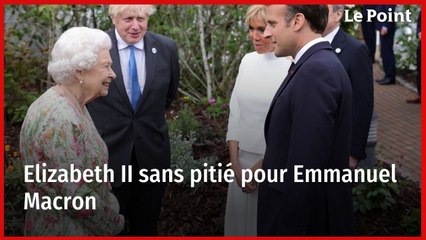 Elizabeth II sans pitié pour Emmanuel Macron
