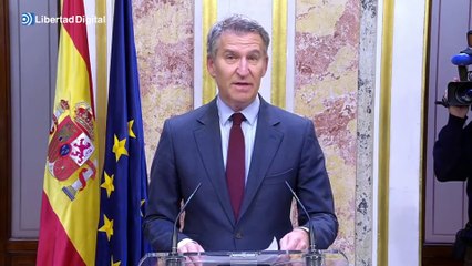 Comparecencia íntegra de Feijóo tras las declaraciones de Aldama