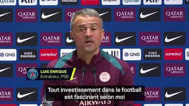 Luis Enrique sur le rachat du Paris FC : J'en suis ravi