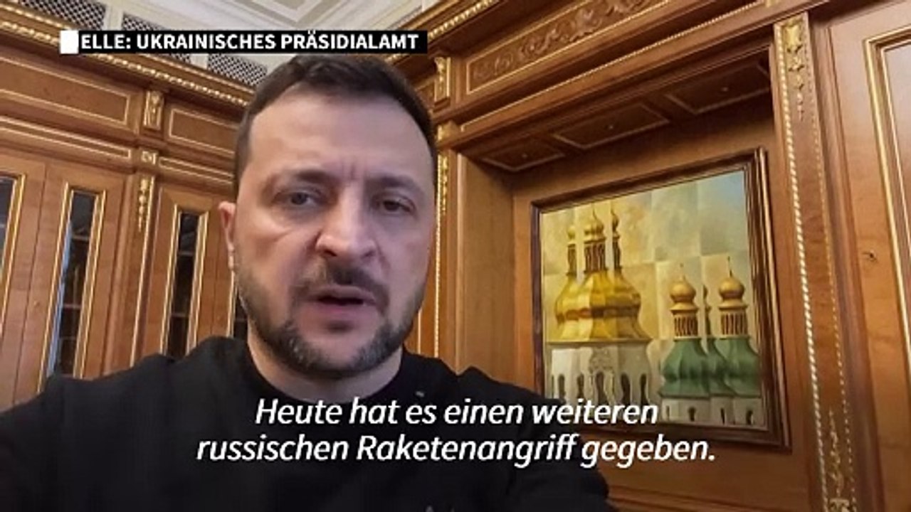 Selenskyj: Russland missbraucht Ukraine als „Raketen-Testgelände“