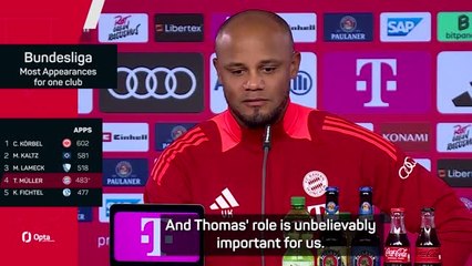 Muller still 'unbelievably important' for Bayern - Kompany