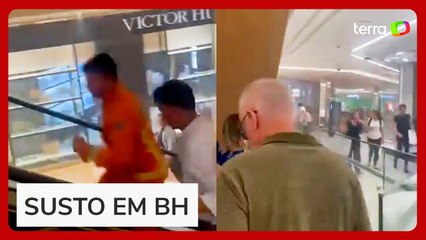 Shopping é evacuado após princípio de incêndio em Belo Horizonte