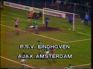 EINDHOVEN - AJAX AMSTERDAM  - 1981 - SAISON 1980/1981 -