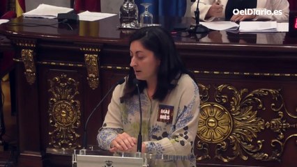 Intervención de Lucía Beamud (Compromís) en el pleno del Ayuntamiento de València