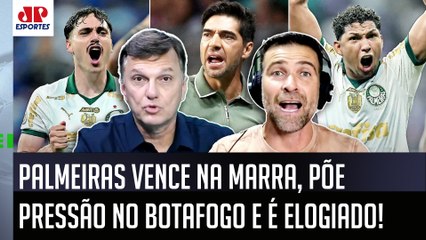 "ISSO É UMA GRANDE VIRTUDE, gente! O Palmeiras DERRUBA A TESE de que..." PRESSÃO sobre o Botafogo!