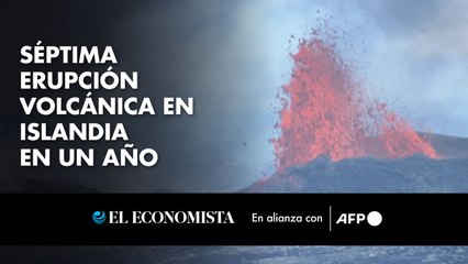 Séptima erupción volcánica en Islandia en un año