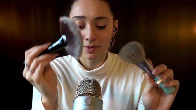 ❤️BRUSHING FACE ASMR & CAMERA❤️ TAPPING And BRUSHING MICRO For RELAXATION And Sleep