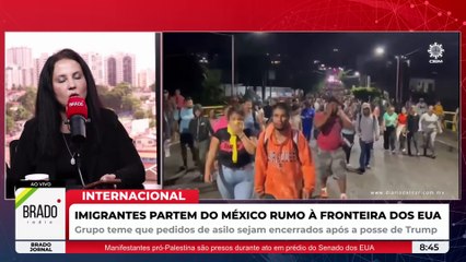 ANTES DE TRUMP TOMAR POSSE, MEXICANOS AVANÇAM A FRONTEIRA