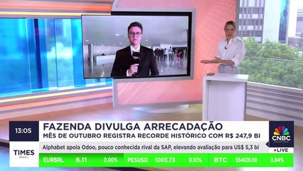 Arrecadação da Fazenda atinge marca histórica de R$ 247,9 bilhões em outubro