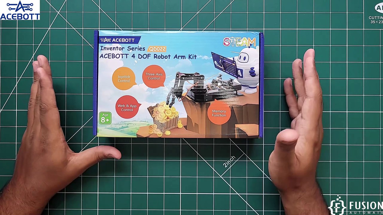 ACEBOTT Inventor Series 4 DOF Robot Arm Kit | Robotic Arm | Steam Education Kit | ESP32 | Learning |