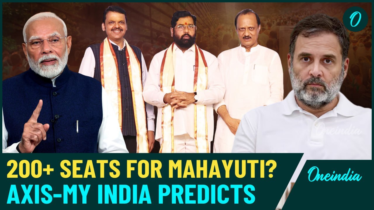 Maharashtra Exit Polls: Axis My India Predicts Mahayuti Landslide, MVA Routed| Watch Here