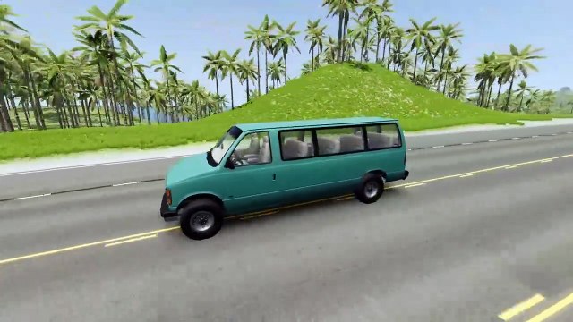 BeamNG Drive - High Speed Big Trucks Jumps And Cars Crashes.mp4