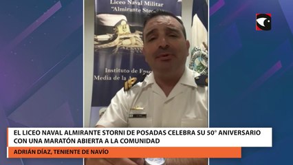 El Liceo Naval Almirante Storni de Posadas celebra su 50° aniversario con una maratón abierta a la comunidad