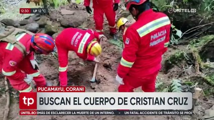 Con canes y un equipo multidisciplinario, trabajan para dar con el cuerpo de la última víctima del asesinato múltiple
