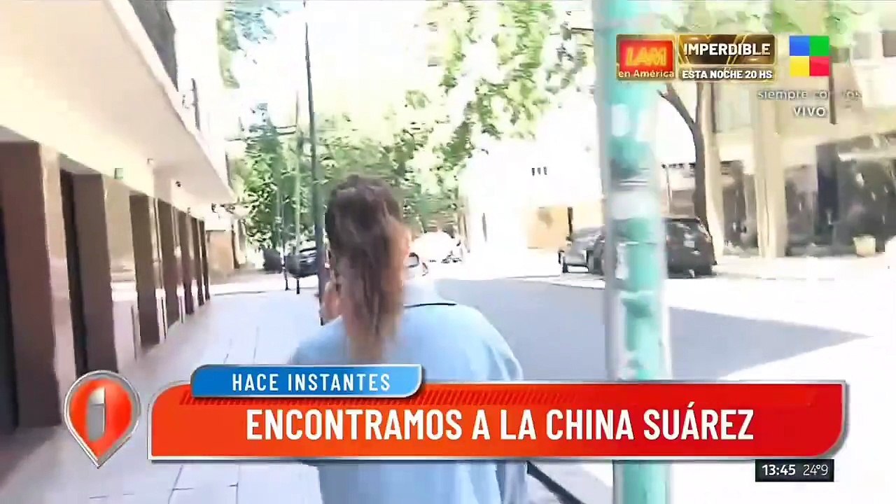 La China Suárez enojada con el reportero de Intrusos, se niega a hablar sobre las polémicas que la rodean