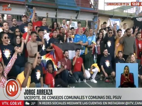Delegados juveniles de varios países se reunieron en el 23 de Enero en pro de la lucha antifascista