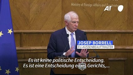 Borrell: Haftbefehl gegen Netanjahu für EU-Länder "bindend"