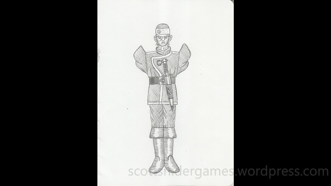Soldier Pencil Sketch Video #511 (11-21-2024)