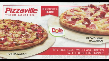 Pizzaville's Provolone Hawaiian Pizza Pencil Sketch Comparison Video (11-21-2024)
