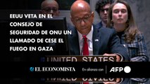 EEUU veta en el Consejo de Seguridad de ONU un llamado de cese el fuego en Gaza