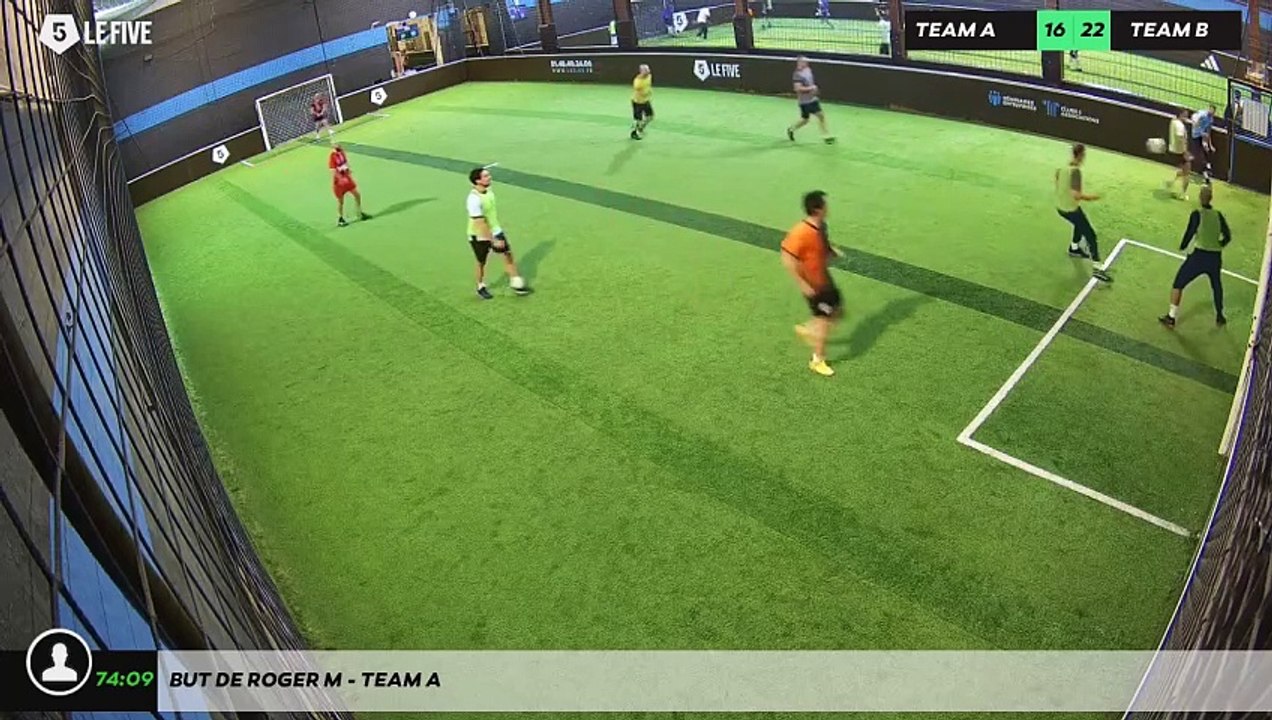 But de Roger M - Team A