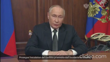 Putin, il discorso e la minaccia: "Ora guerra è mondiale" - Video