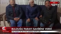Ordu'da yola düşen 90 bin lirayı sahibine teslim etti