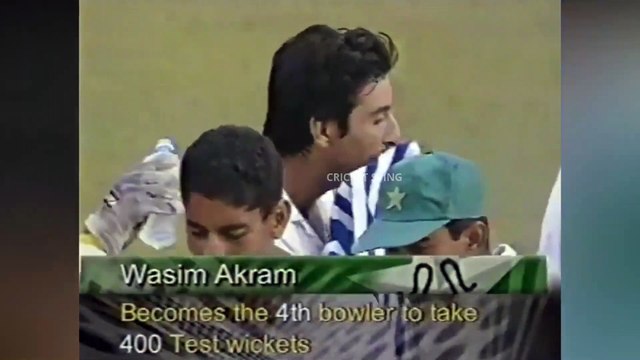 | Wasim Akram s Devastating 5-Wicket Haul Seals Pakistan s Victory Against Si Lanka 1st Test 2000 |