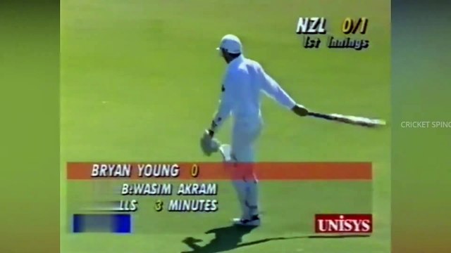 | Wasim Akram destroyed New Zealand with 11 wickets | Pak vs NZ 2nd Test, Wellington, 1994 |