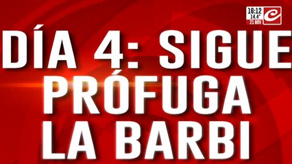 Día 4: sigue prófuga La Barbi y volvió a robar