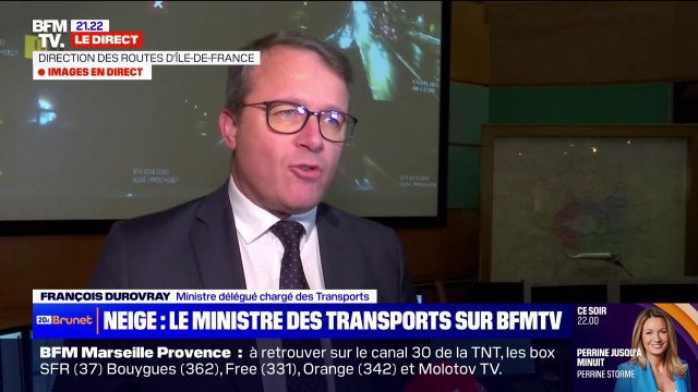 Île-de-France: Les véhicules pourront circuler normalement ce vendredi matin, à l'exception des poids lourds sur la N118 , indique le ministre délégué chargé des Transports