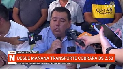 Suspenden paro de micros; pasaje costará Bs 2.50 transitoriamente