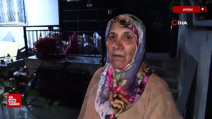 Aydın İncirliova'da kuvvetli sağanak yağış