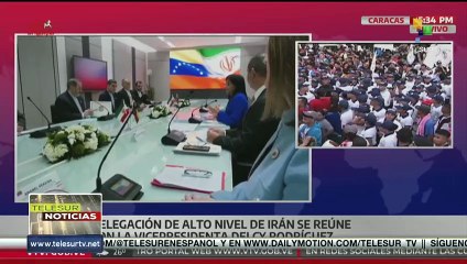 Reunión de alto nivel entre Venezuela e Irán
