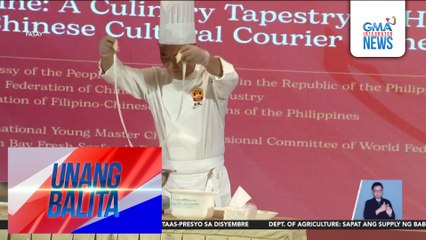 Impluwensiya ng Chinese cuisine sa iba't ibang pagkain sa buong mundo, sentro ng isang event ng Chinese Embassy | Unang Balita