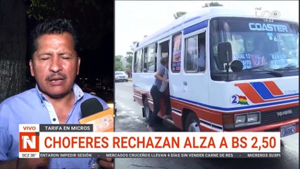 Choferes asalariados rechazan el incremento en el precio del pasaje