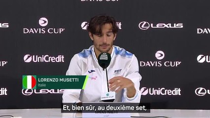 Italie - Musetti : “Je ne m'attendais pas à ce qu'il joue comme ça”