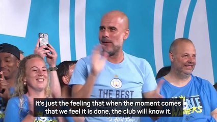 Guardiola speaks on deserving new contract, making history and feeling loved at City