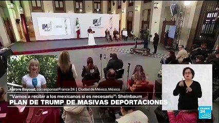 Informe desde Ciudad de México: Sheinbaum rechaza planes de deportación masiva de Trump