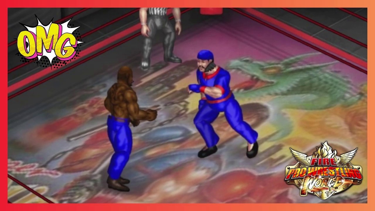Chin Sei Mei of Double Dragon vs Abobo of Double Dragon | Fire Pro Wrestling World