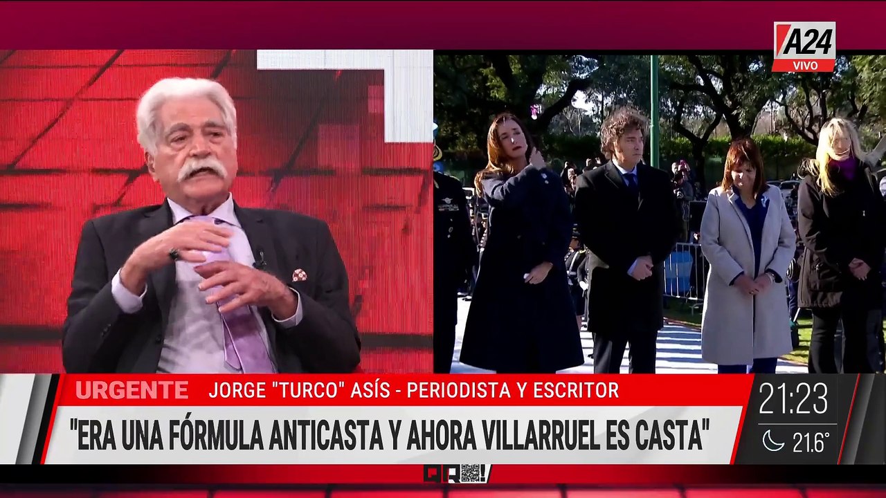 📢JORGE "TURCO" ASÍS: "LO DE MILEI Y VILLARRUEL ES, DESDE EL PUNTO DE VISTA ÉTICO, UNA ESTAFA"