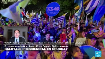 Carlos Verissimo: 'Los dos candidatos que van a segunda vuelta en Uruguay son muy parecidos'