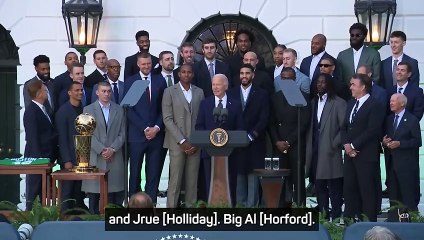 'I preferred being young!' - Biden jokes with Celtics coach at White House